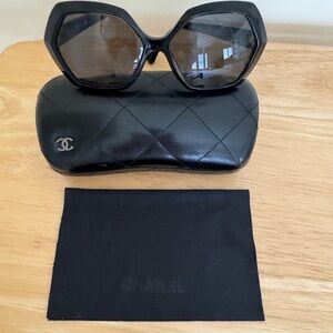 Chanel Black Sunglasses